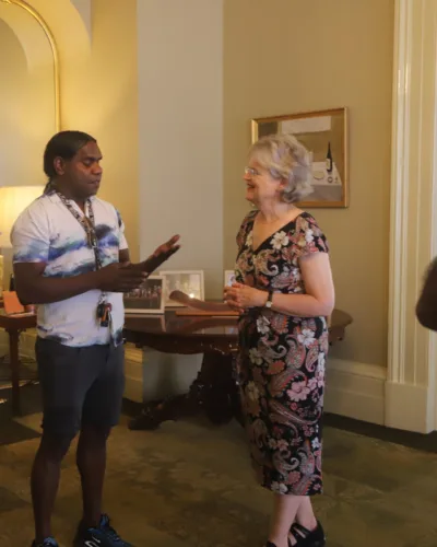 HE with Cultural Tutors at Government House